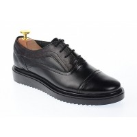 Marimea 37, 40 Pantofi dama casual din piele naturala cu platforma fara toc, P29N2ORTO
